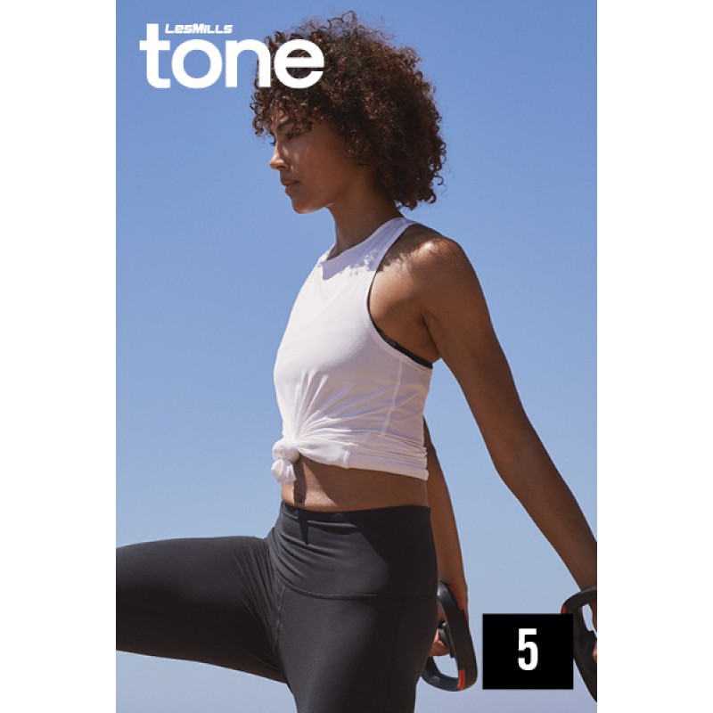 2019 Q1 LESMILLS TONE 05 DVD + CD + waveform graph